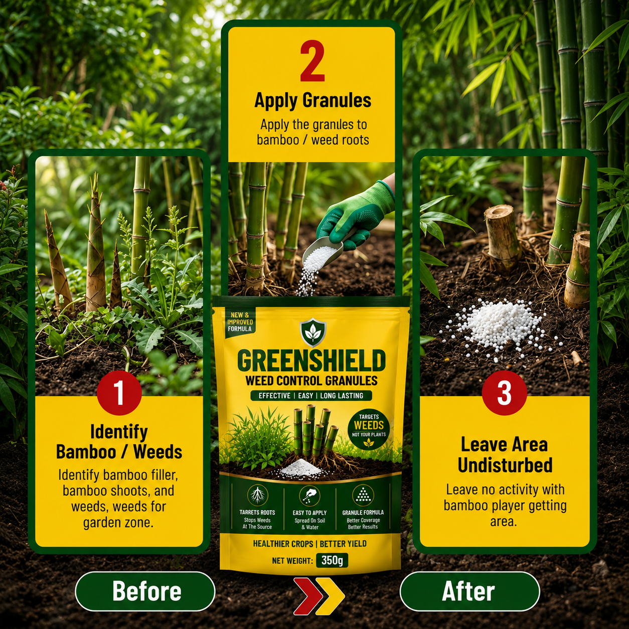 GreenShield Weed Control Granules | 🔥BUY 1 GET 1 FREE🔥