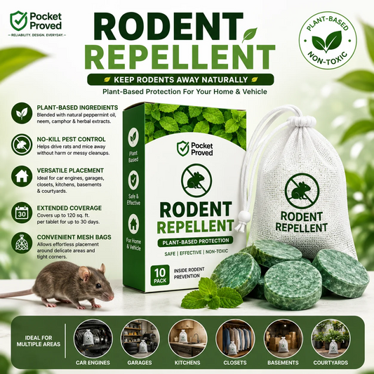 Natural Rodent and Pest Repellent Balls | Peppermint & Herbal Formula