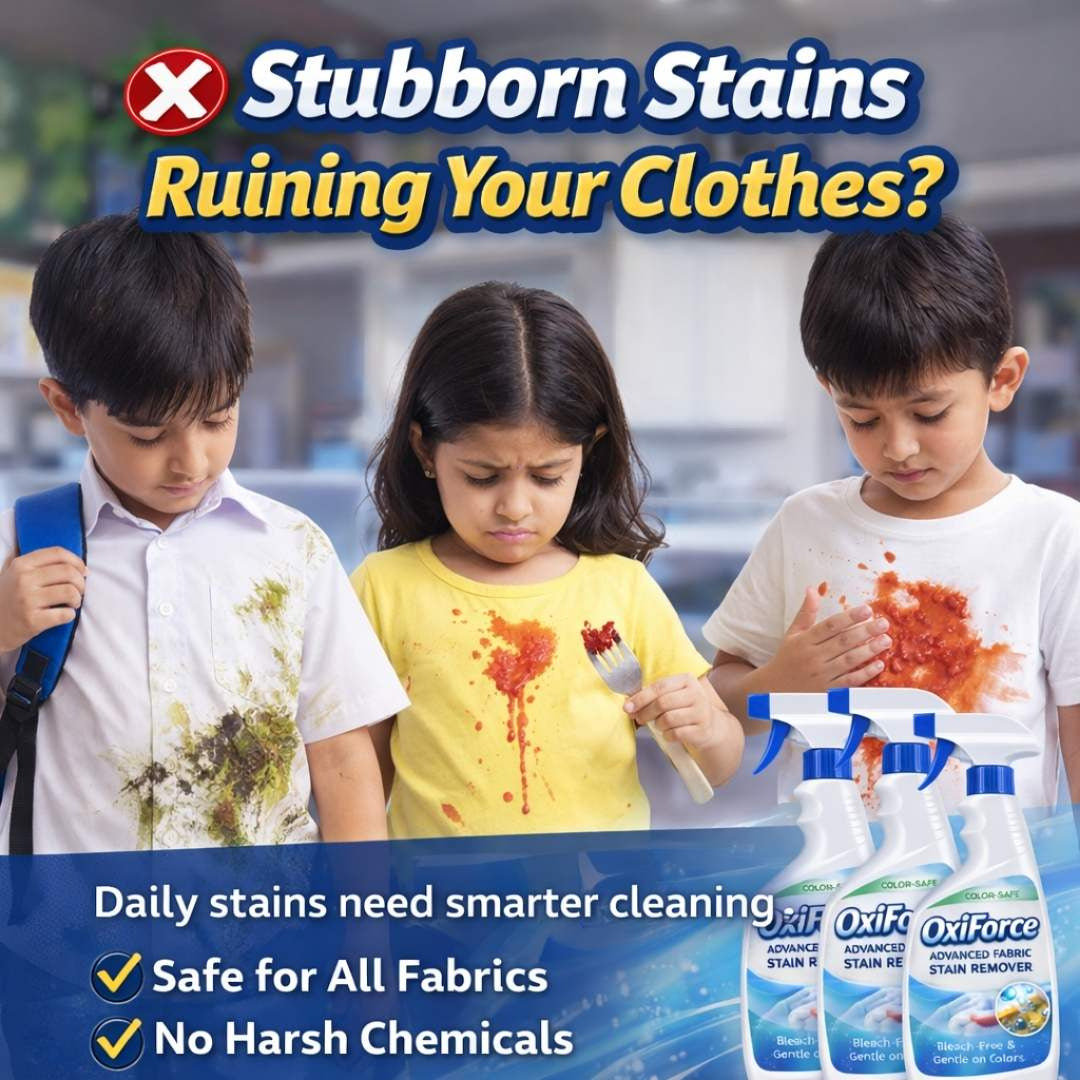 OxiForce Advanced Stain Remover Spray | Color-Safe | BUY 1 GET 1 FREE