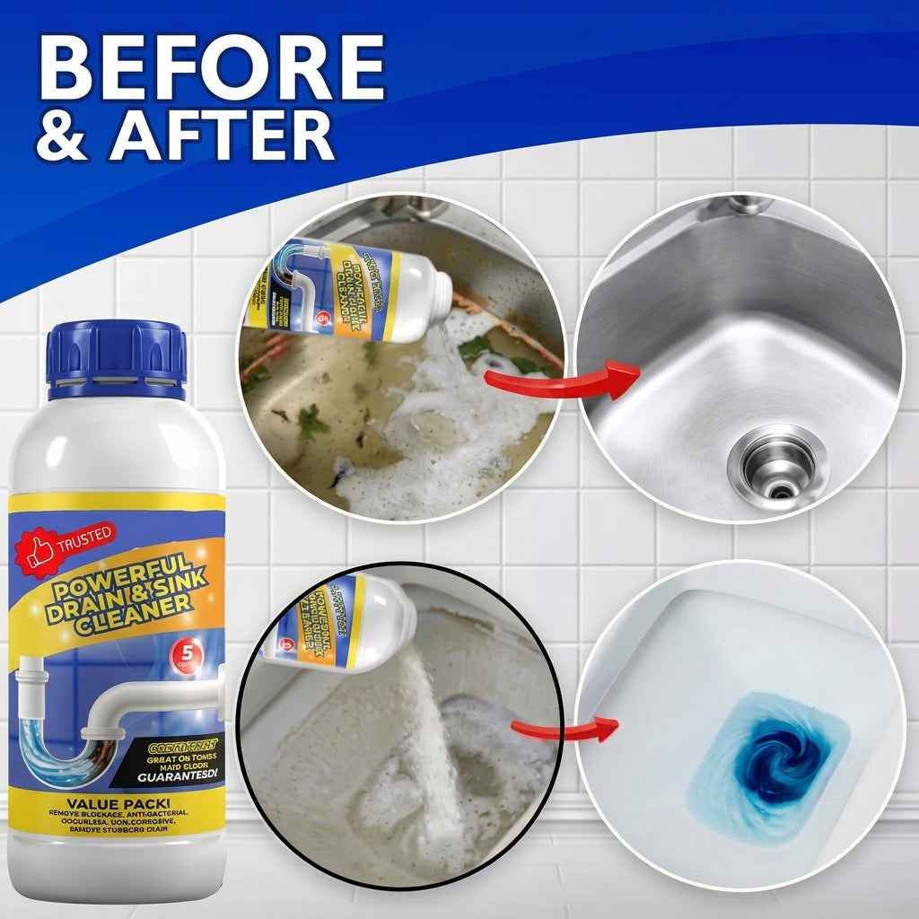 Powerful Sink & Drain Cleaner - Buy 1 Get 3 Free