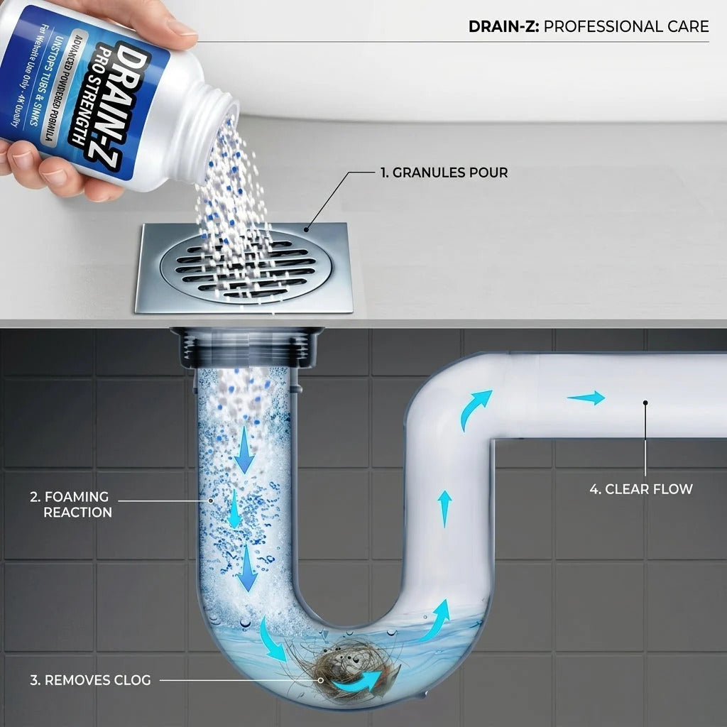 Powerful Sink & Drain Cleaner - Buy 1 Get 3 Free